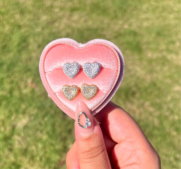 Petite Heart Studs