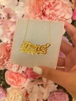 Mirror Plated Name Chain