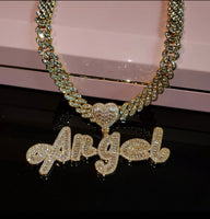 Queen Of Hearts Name Chain